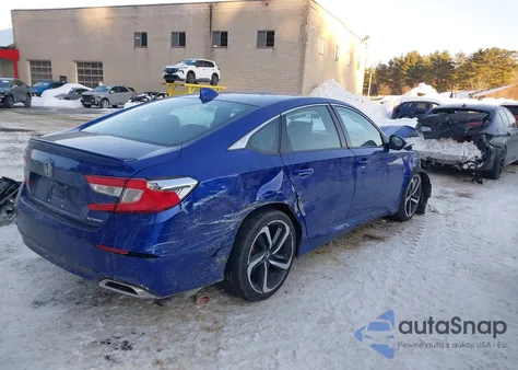 2018 Honda Accord Sport from USA, damaged, VIN 1HGCV1F37JA230041